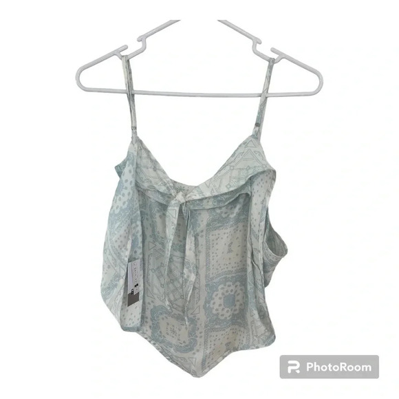 bp for NORDSTROM’S 2x adjustable strap bandana-mix tie back crop top - Picture 2 of 5